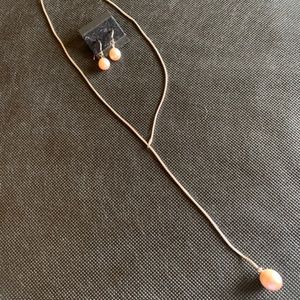 Pearl Earring & Necklace Set